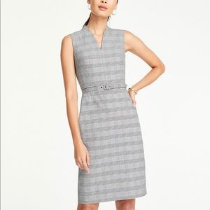 Plaid sheath dress